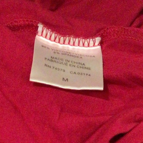 🎉Host Pick🎉🛍2 for $30🛍Pink Parasuco round neck short sleeve slip on top - Picture 3 of 4